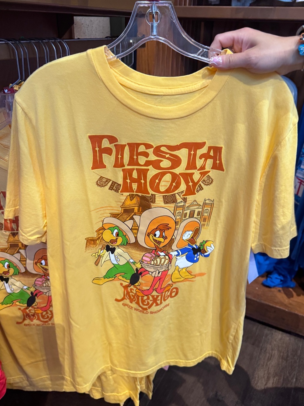 2026 Disney Parks EPCOT World Showcase Mexico Three Caballeros Fiesta T-Shirt S